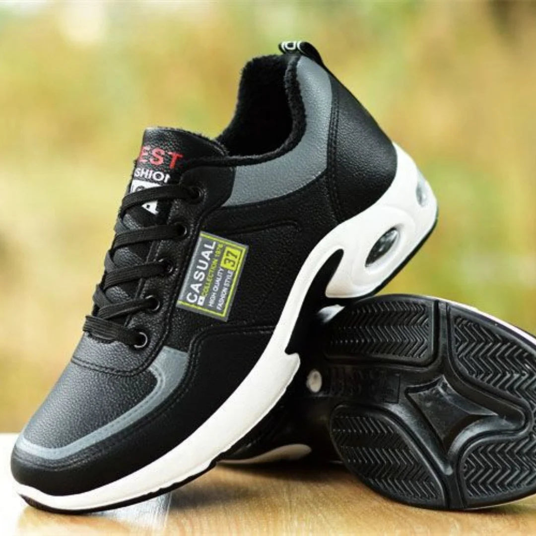 Men's Large Size Sports Shoes Spring Trend Lace-Up Thick Sole Casual Breathable Fashion Footwear Skid-Resistant