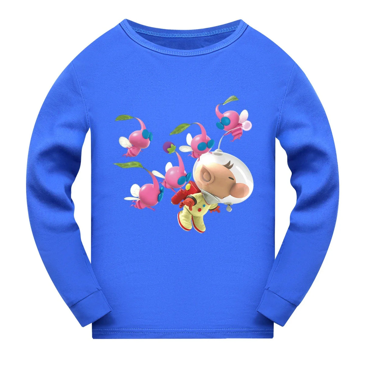 Newest PIKMIN 4 WIKI Costume Kids Cartoon Pajama Sets Baby Girls Long Sleeve Tops Pants 2pcs Set Teenager Boys Casaul Sleepwear