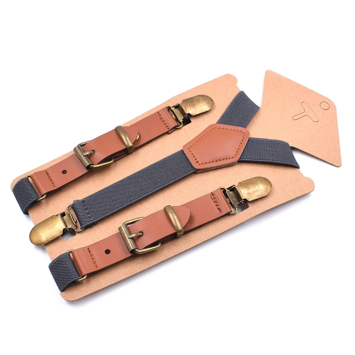 Suspenders for Boys Girls 2cm Y-back 3 Clips Adjustable Elastic Trouser Braces Suspenders Belt for Kids Fashion Accessories