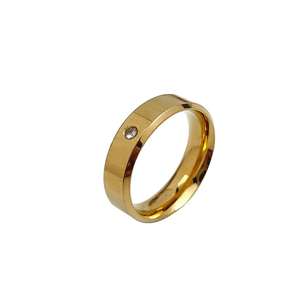 Classic Western European and American Fashion Jewelry Wedding Rings for Men and Women Titanium Alliance Fans