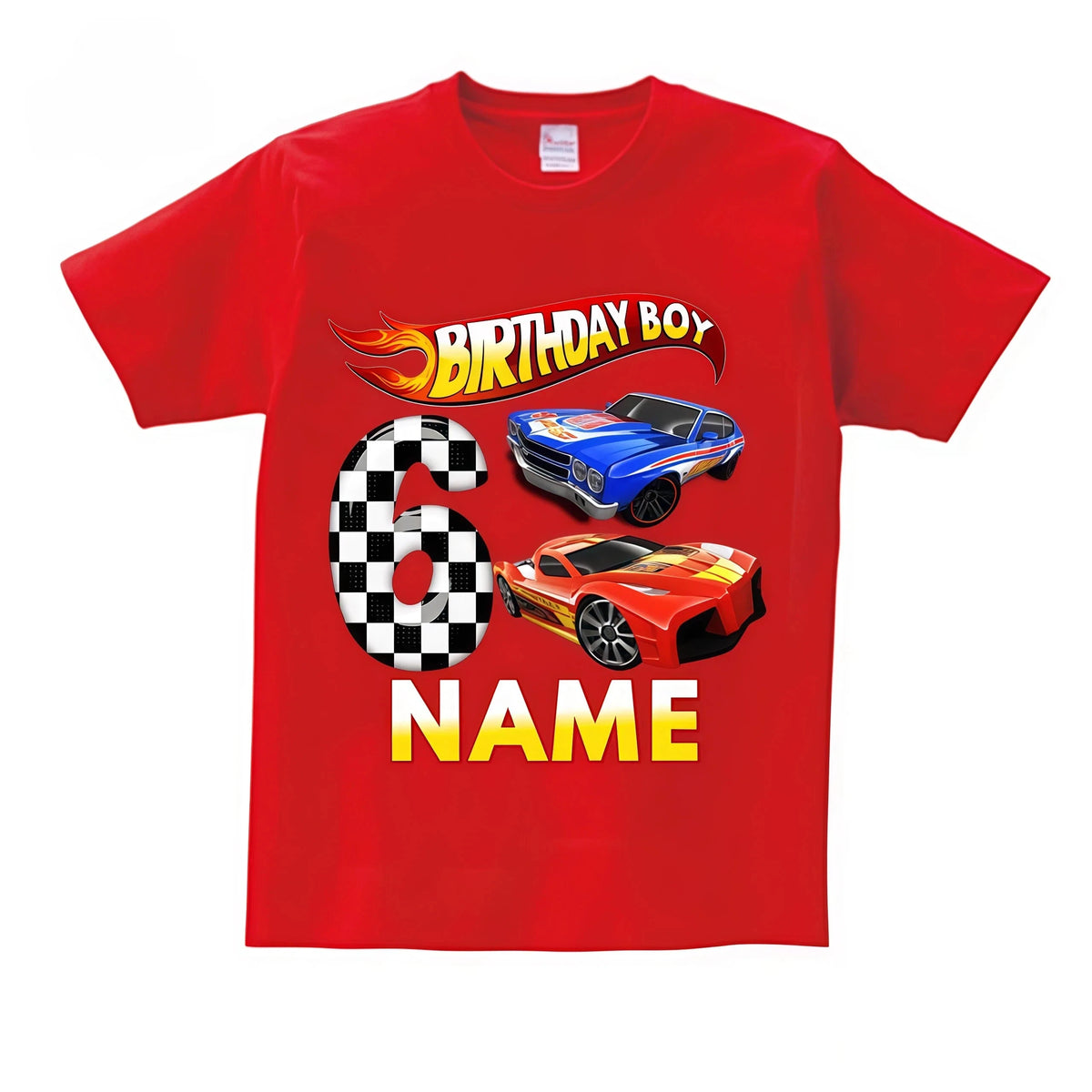 Kids Racing Birthday T Shirt 5 Year Old 2nd T Shirt Kids Shirts for Children Party BOYS Summer Custom Name Toddler Baby T Shirts