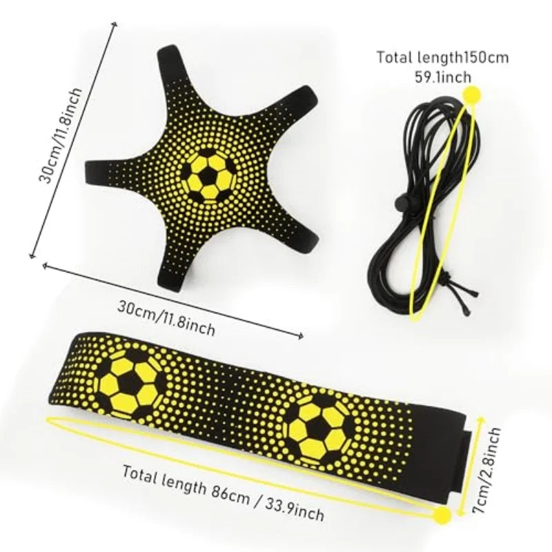 Football Training Belt Soccer Ball Kicking Belt for Adult Kids Solo Soccer Kick Trainer Mat Juggling Football Training Equipment
