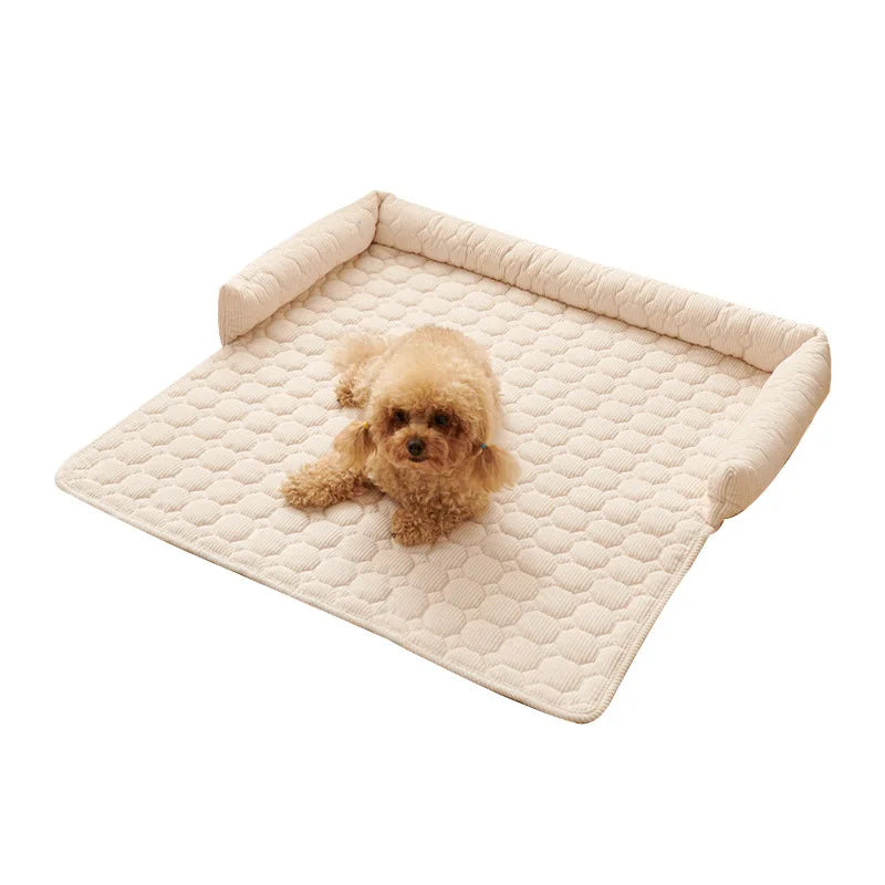 Thickened Pet Sofa Cushion Anti-Scratch Non-Slip Dog And Cat Sleeping Nest Kennel Pad Cozy Pet Bed for Cats And Dogs