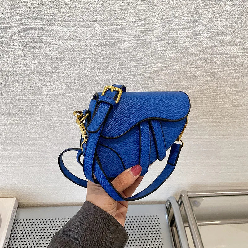 Fashion Children's Bags Ins Girls Niche Messenger Bag Retro Portable Saddle Bag Baby Kids Shoulder Bag Accessories Handbag BM092