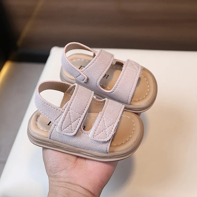 Kids Sandals for Girls 2025 New Summer Shoes for Boy Hollow-out Versatile Children Fashion Causal Beach Sandals Open-toe Soft