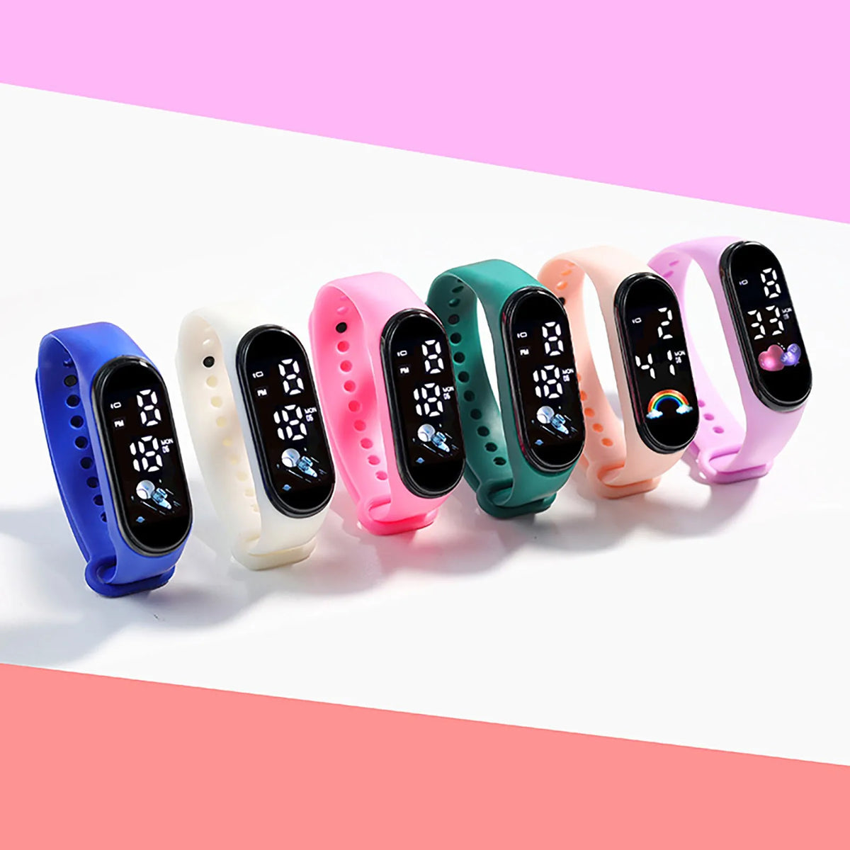Children Watch Birthday Gift For Boy Girl Cartoon Kids Watch Smart LED Digital Bracelet Wristwatch Display Time Month reloj niño
