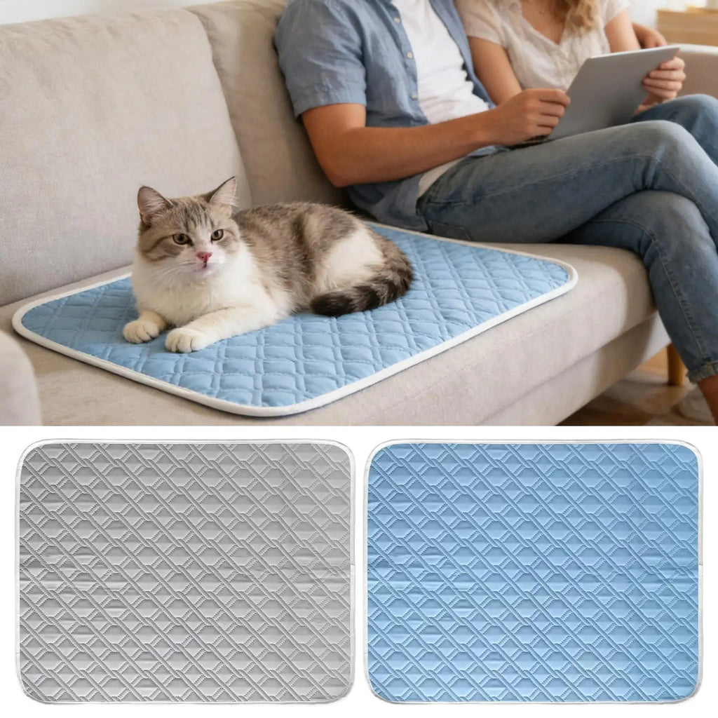 45x35cm Pet Cooling Pad Dog Sweat Sleeping Rug Soft Rest Mat Sleep Bedding Pet Supplies For Small Medium Large Dog Kitten Crate