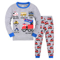 Boys Long Pajamas Set Toddler Sleepwear Little Kids Car Theme Comfortable Nightwear for Boys