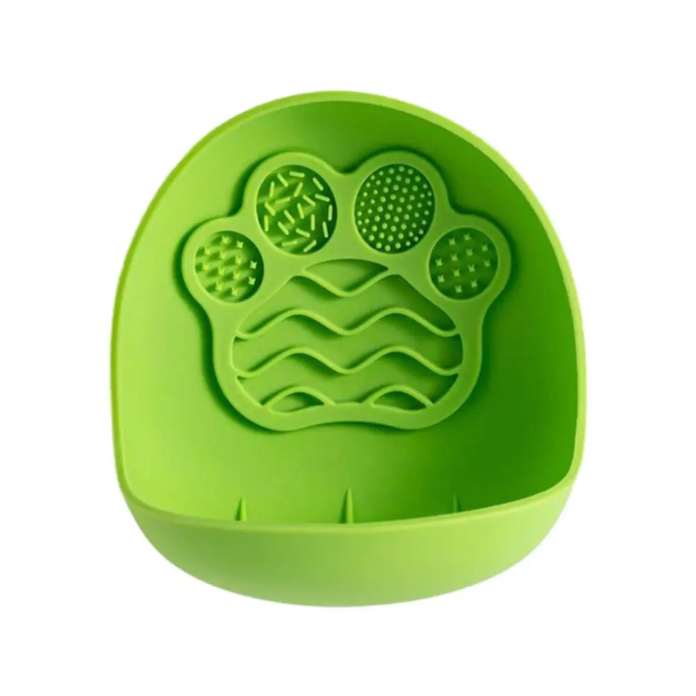 Dog Pet Lick Mat with Suction Cup, Slow Feeder Bowl for Dogs & Cats, Silicone Feeding Mat Plate for Wet & Dry Food, Pet Supplies