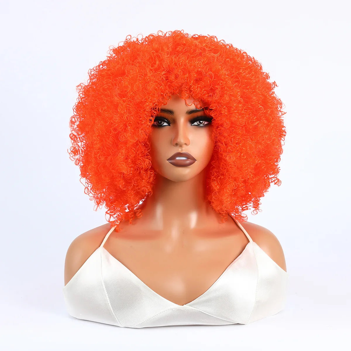 Women's Wigs African Fashion Bold Curls Synthetic Fiber Wigs