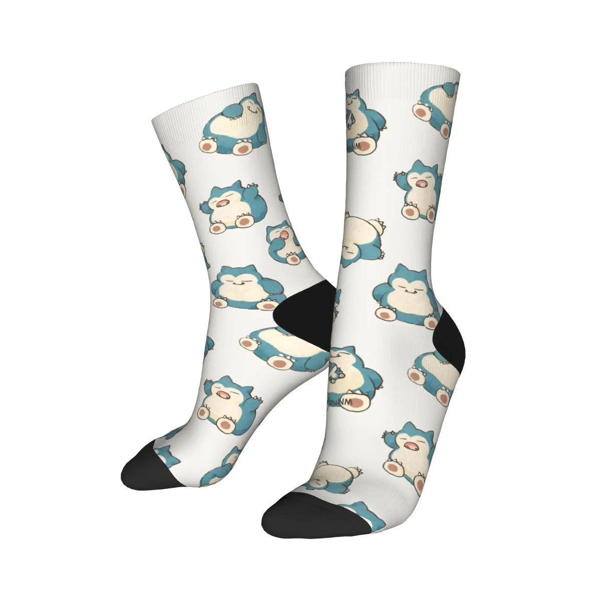 Happy Funny Male Men Socks Harajuku P-Pokemons Bulbasaur Sock Skateboard Women's Stockings Spring Summer Autumn Winter