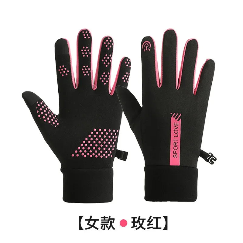 Winter Waterproof Men's Gloves Touchscreen Windproof Sports Fishing Driving Motorcycle Ski Non-slip Warm Cycling Women Gloves