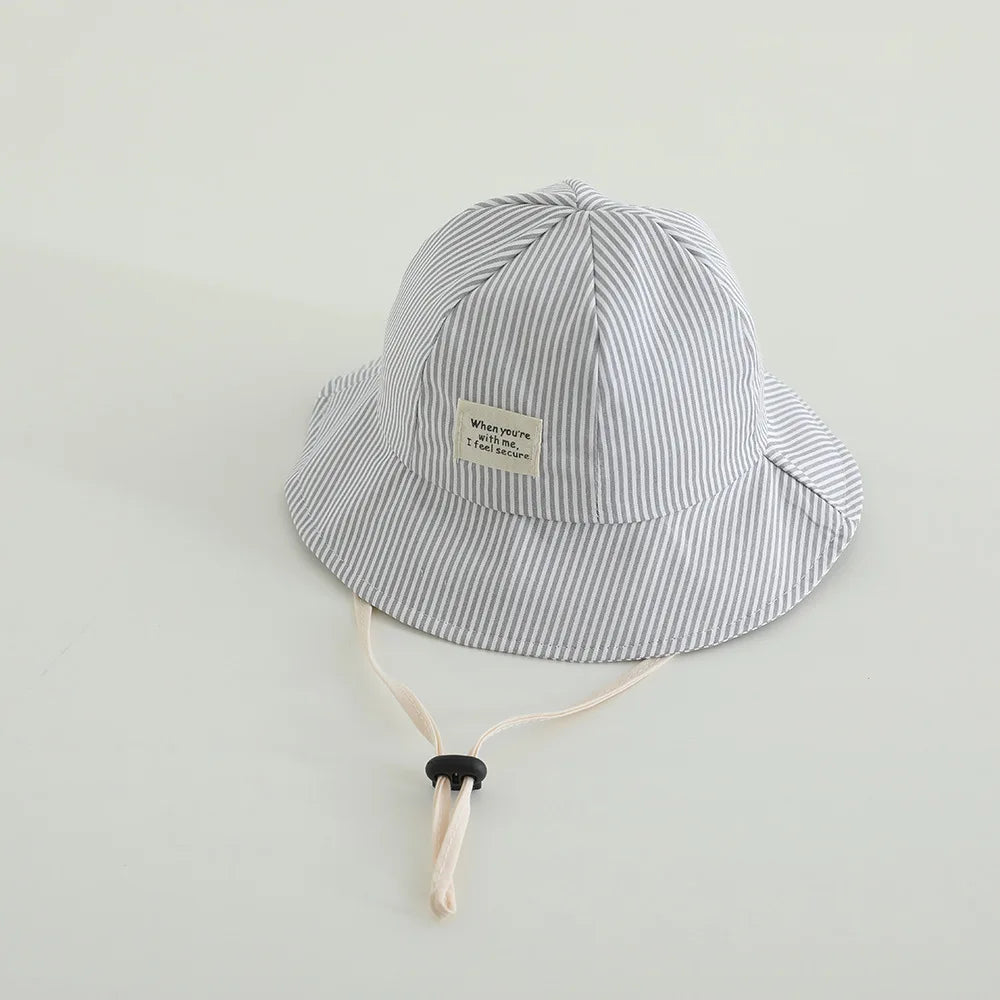 Baby Kids Cute Sun Hat 50cm 1-3Years Fashion Toddler Early Spring Summer Cotton Girls Fisherman's Hat Children Sun Cap Boys Hats