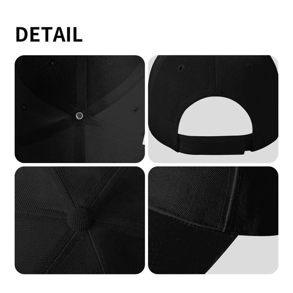 Hala Madrid Print Baseball Cap Gentleman Hat Fun Hats Sun Cap Anime Men's Baseball Women's Adjustable Snapback Hat Golf Hats