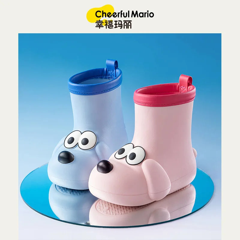 2026 New Kids Rain Boots Waterproof Mid Calf Rain Shoes For Boys Girls Toddler Non Slip Wear Resistant Lightweight Outdoor Boot