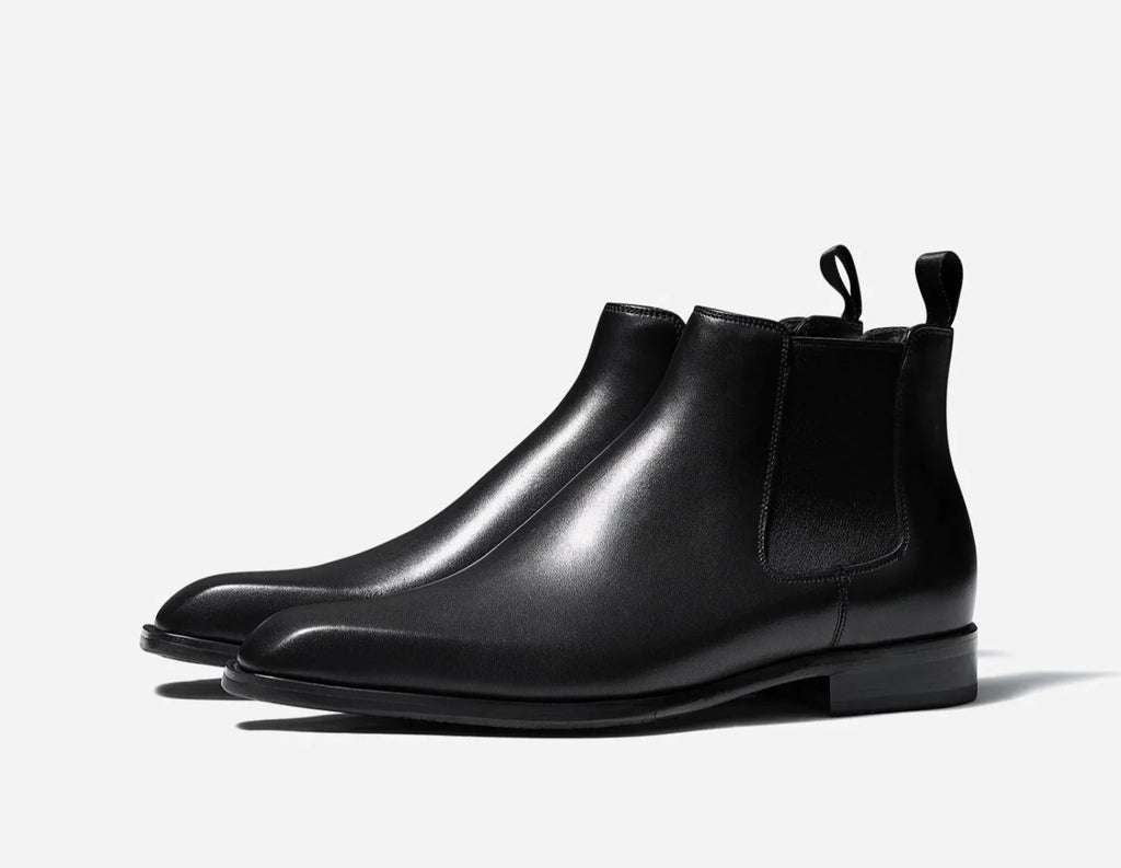 Men's Chelsea Boots Retro Ankle Boot Handmade Leather Boot High Top Casual Boots for Men Classic Business Dress Boots Botas2025
