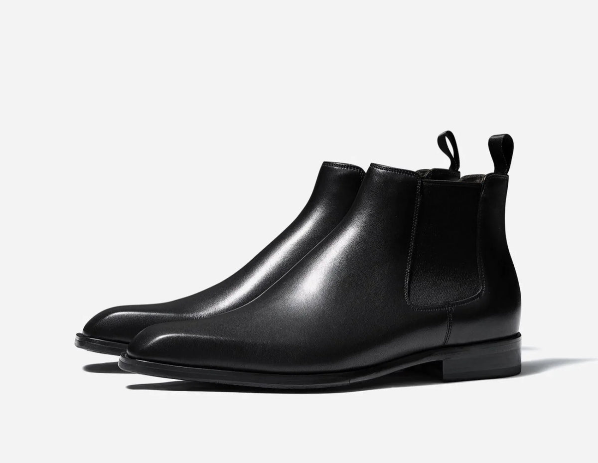 Men's Chelsea Boots Retro Ankle Boot Handmade Leather Boot High Top Casual Boots for Men Classic Business Dress Boots Botas2025