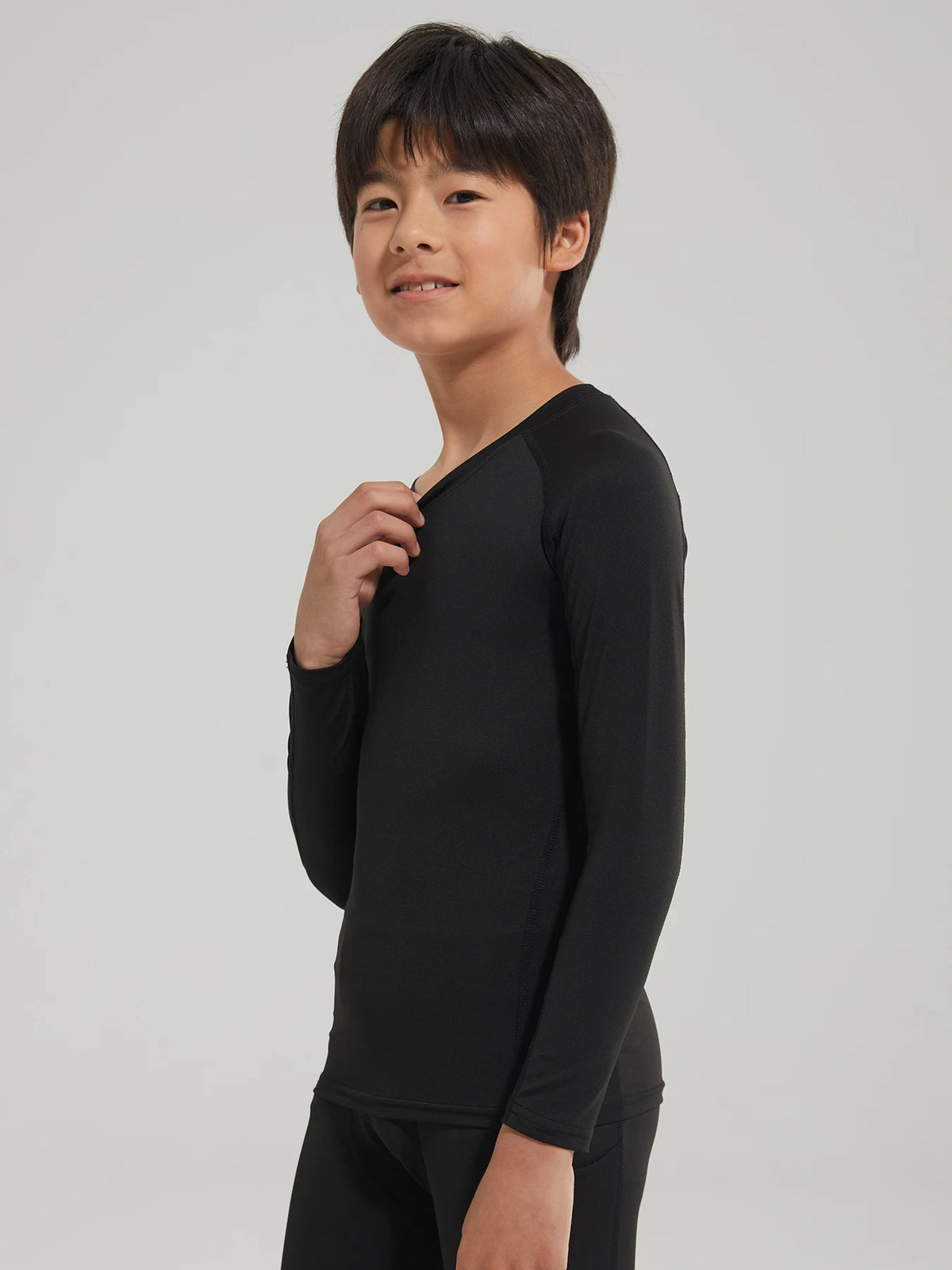 Boys Compression Shirts Long Sleeve Football Undershirt for Kid Quick Dry Athletic Baseball Youth T-Shirt Base Layer