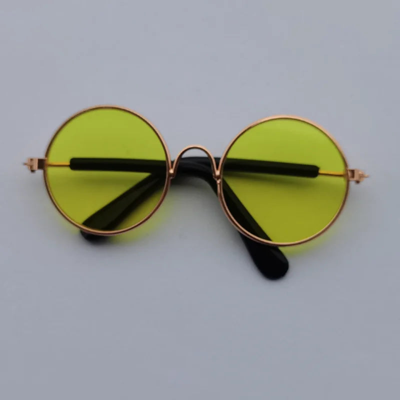 Pet Accessories Cat Glasses Non-slip Kitten Glasses Small Dog Sunglasses Puppy Kitty Cat Sunglasses Cosplay Costume Photos Props