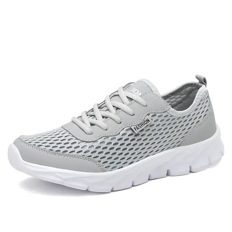 New Men Casual Sport Shoes Breathable Lightweight Sneakers Outdoor Mesh Black Running Shoes Athletic Jogging Tenis Walking Shoes
