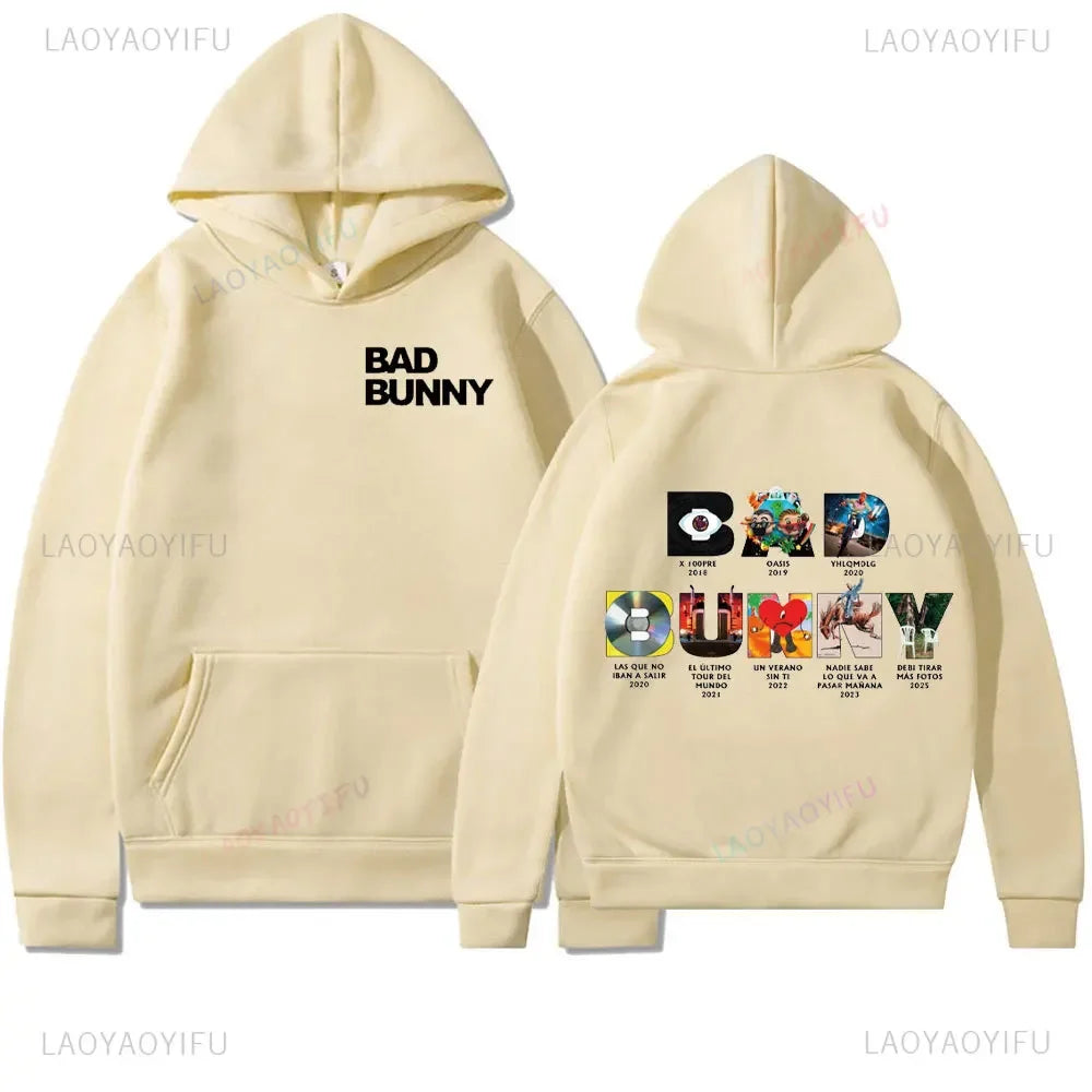 DTMF Bad Bunny Album Hoodie Men Women Oversized Pullover Hoody Sweater New in 2025 Long Sleeve Fashion Casual Sweatshirt Unisex