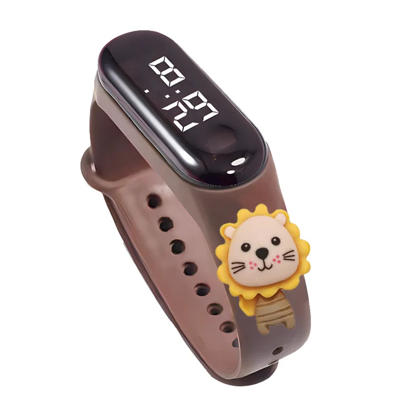 Fashion Children Watches For Boys Girls Electronic Bracelet Sports Touch LED Cartoon Doll Kids Watch Women Waterproof Clock