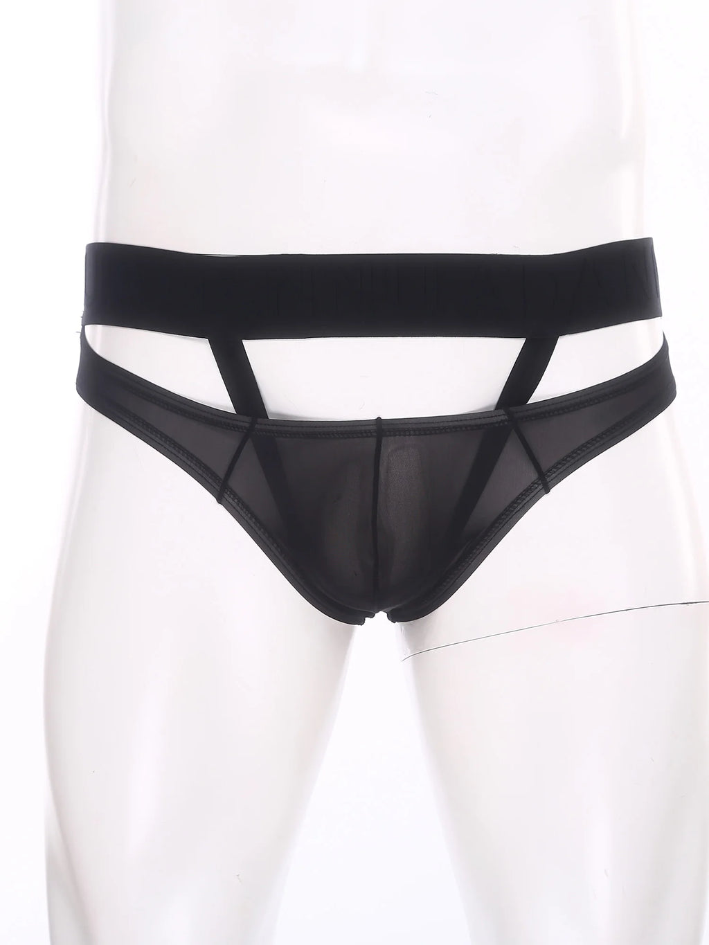 Swimwear Mens Low Rise Sheer Briefs Comfortable Mesh Underwear Breathable Mesh Sheer Cutout Bulge Pouch Jockstrap Panties