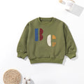 INS 2024 Korean Childrens Autumn Winter Clothes for Girls Boys Babi Sweaters Kids Sweatshirts Long Sleeve O-neck Cute Tops