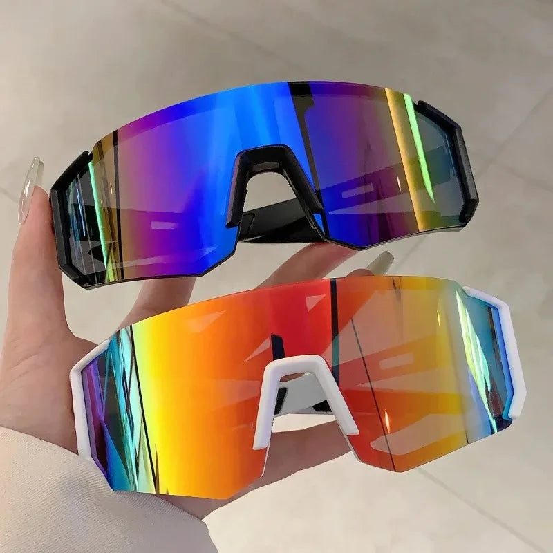 Outdoor Sports Sunglasses for Men Lightweight Oversized Male Shades Cycling Driving Fishing Fashion Mirror Sun Glasses Women