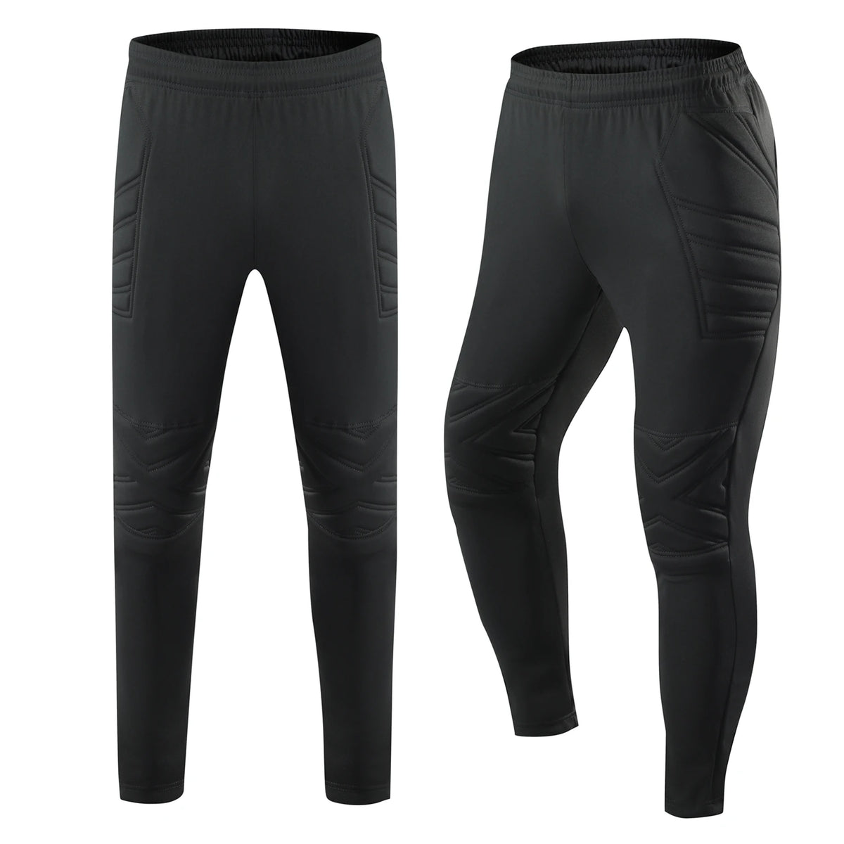 Kids Mens Children Soccer Training Pants Trousers Football Match Goalkeeper Pant Goal Keeper Goalie Knee Pad Sponge Protection