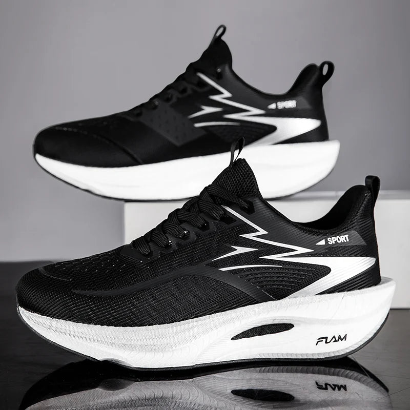 Marathon Running Shoes Men Casual Carbon Board Sports Breathable Lightweight Women's Comfortable Athletic Antiship Sneakers New