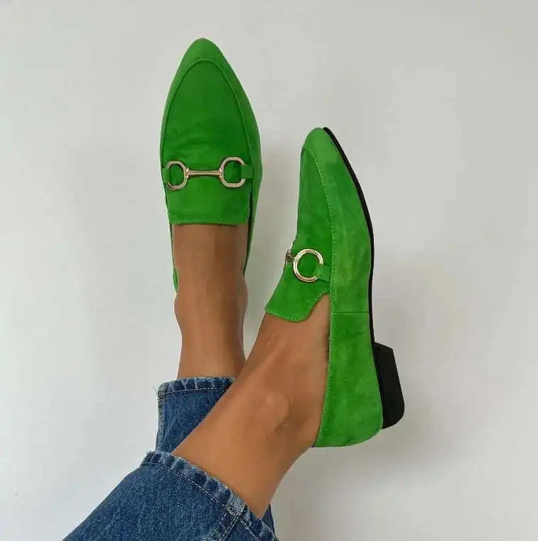 Women's Flat Heels Shoes Loafer Low Heels Moccasin Casual Shoes
