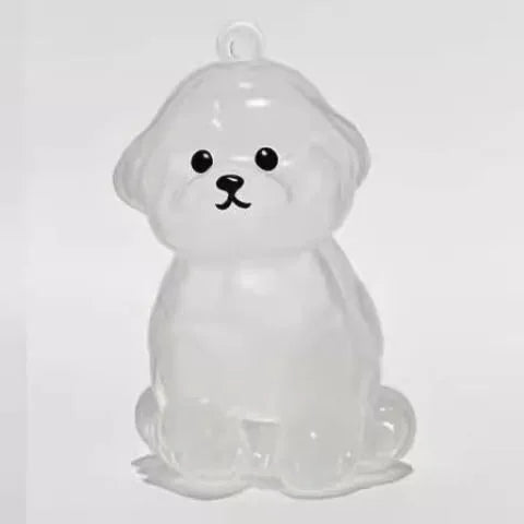 Transparent Pet Hair Storage Memorial Keychains Cat and Dog Hair Organization Capsules Decorative Pendants Cat Accessories