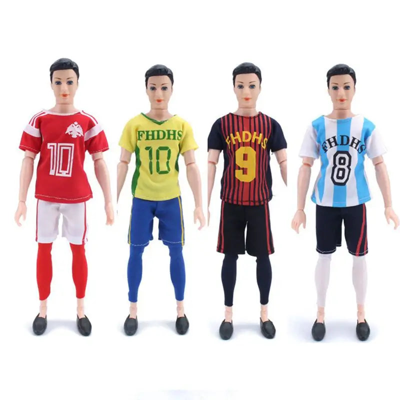 Kids Toys Fashion Outfit Dress Clothes Doctor Nurse Chef Wear Kawaii 21 Items/Lot Doll Accessories 30cm For 11.5'' Dolls Gifts
