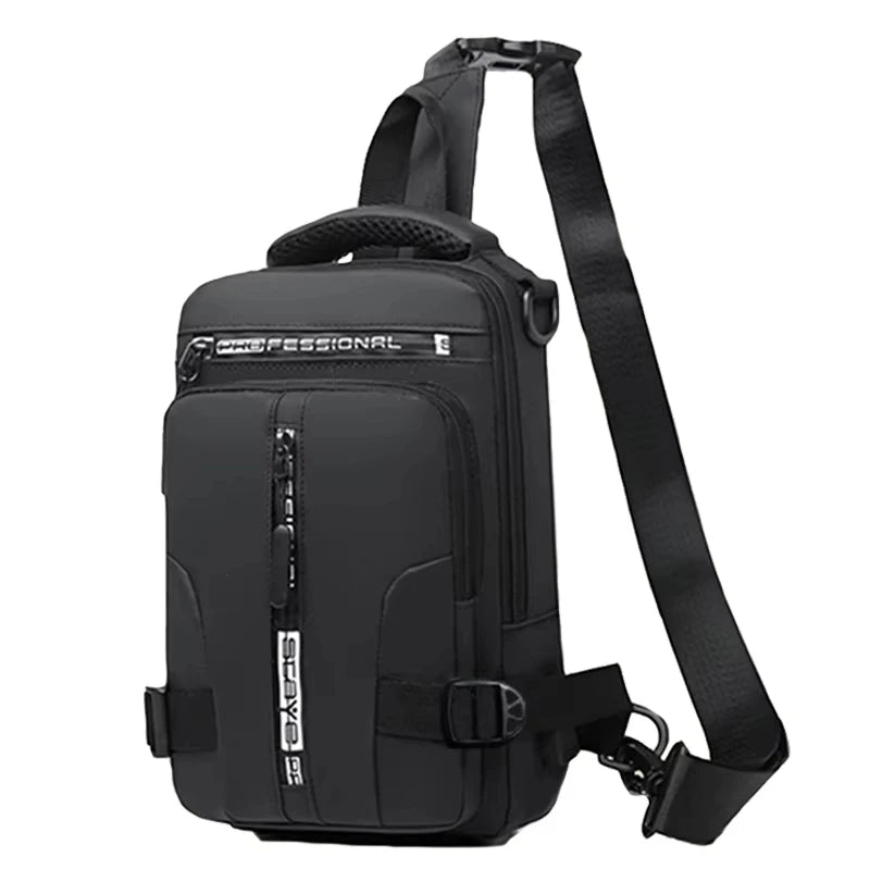Men's Cycling Backpack, Men's Chest Bag, Casual Men's Shoulder Bag, Lightweight Large Capacity Crossbody Fishing Bag