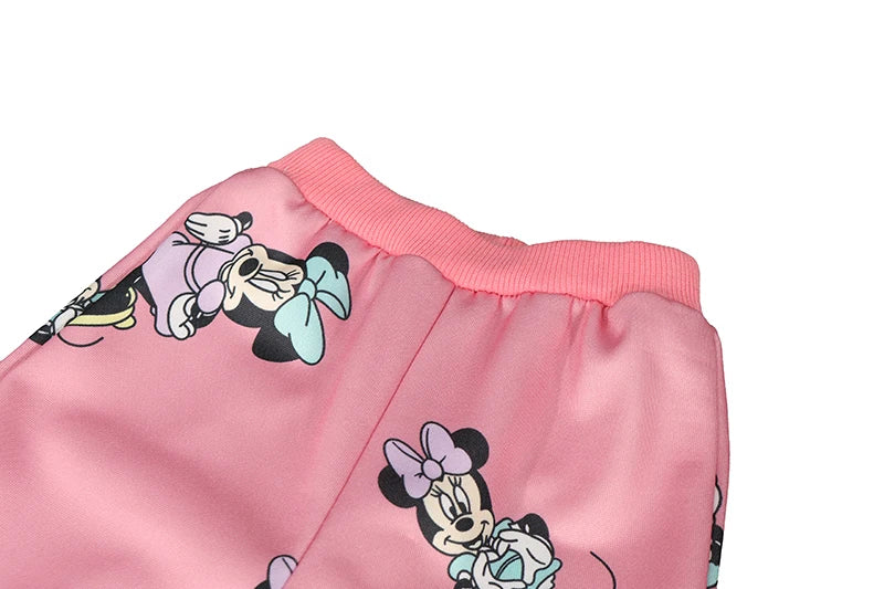 Cute Cartoon Girls Hoodie And Pants Set Autumn Winter Kids Leisure Clothing for 2-6 Years Old Children