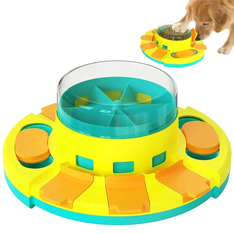 A19F-Pet Feeder Feeder Dispenser For Dry Food For Dogs Enrichment Pet Slow Feeder Dispenser For Dry Food And Treat Dispenser B
