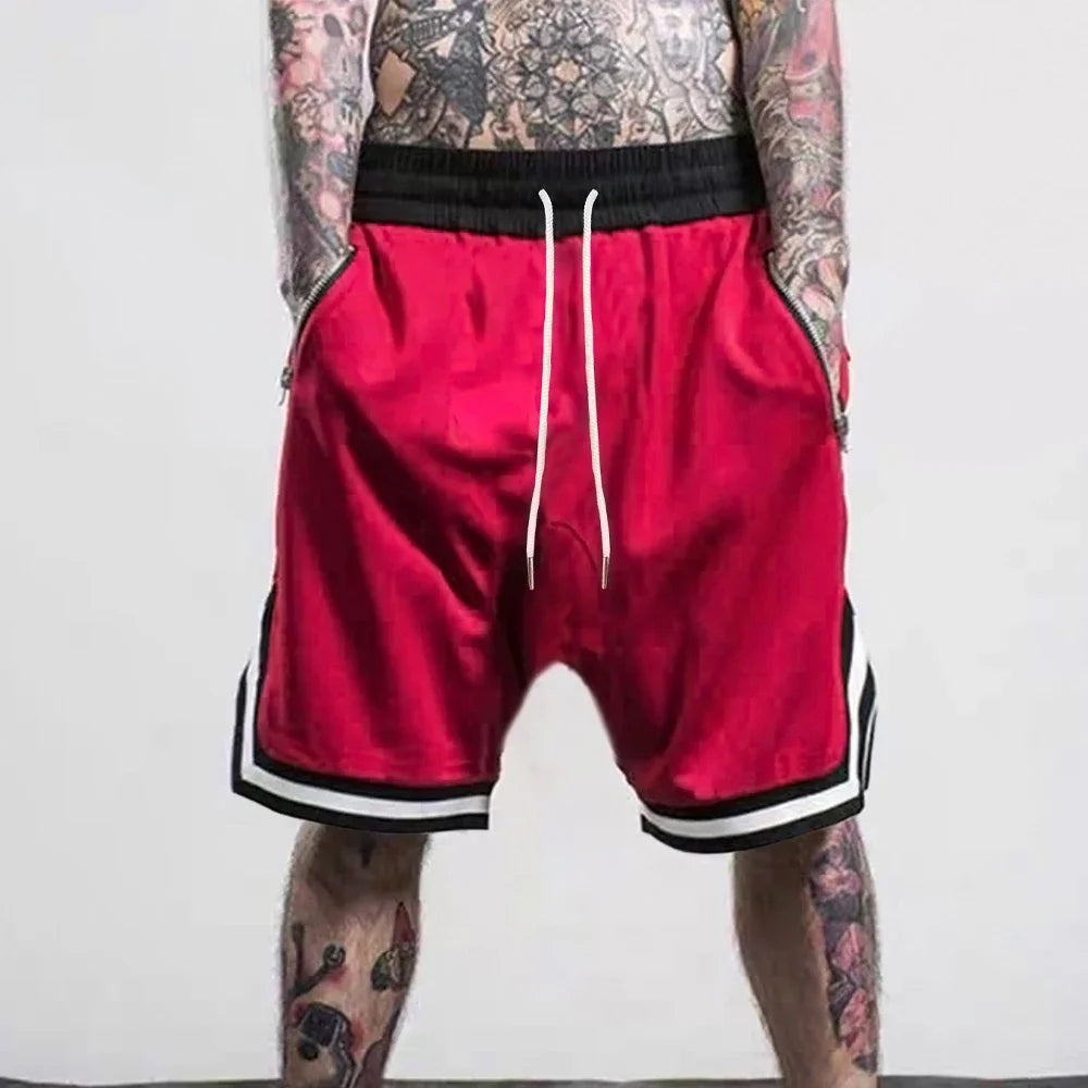 Men's Sports Basketball Shorts Mesh Quick Dry Gym Fitness Shorts Summer Joggers Casual Breathable Outdoor Short Pants Sportswear