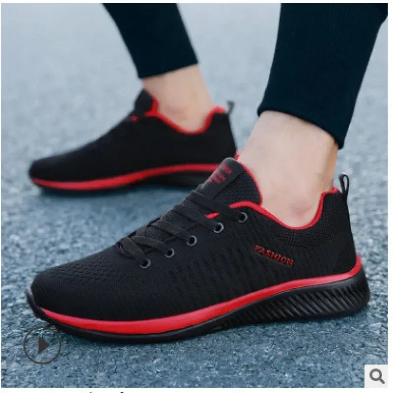 Men Sneakers Lightweight Running Sport Shoes Walking Casual Breathable Shoe Non-Slip Comfortable Big Size 35-47 Chaussure Homme