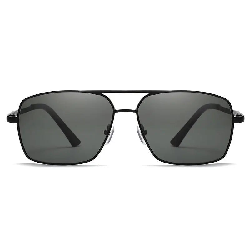 Myopia Sunglasses Men's Fashion Large Frame Myopia Glasses Double Beam Frame Driving Anti-glare High-definition Driving Glasses
