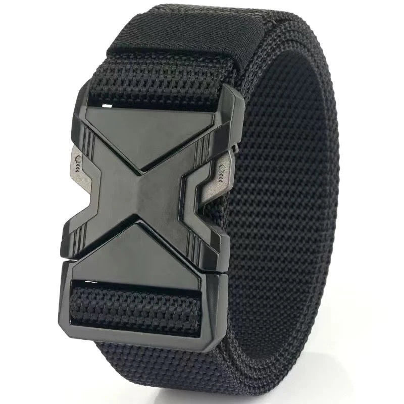 Multiple Styles of Tactical Waist Belts The Men's Buckle Belt Nylon Braided Lightweight Breathable Daily Commuter Men's Belt New