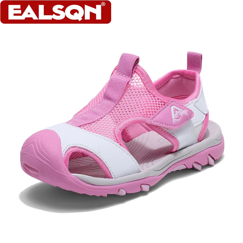 Kids Beach Water Sandals for Boys New Summer Girls Casual Shoes Closed Toe Anti-Collision Children Walking Sandials