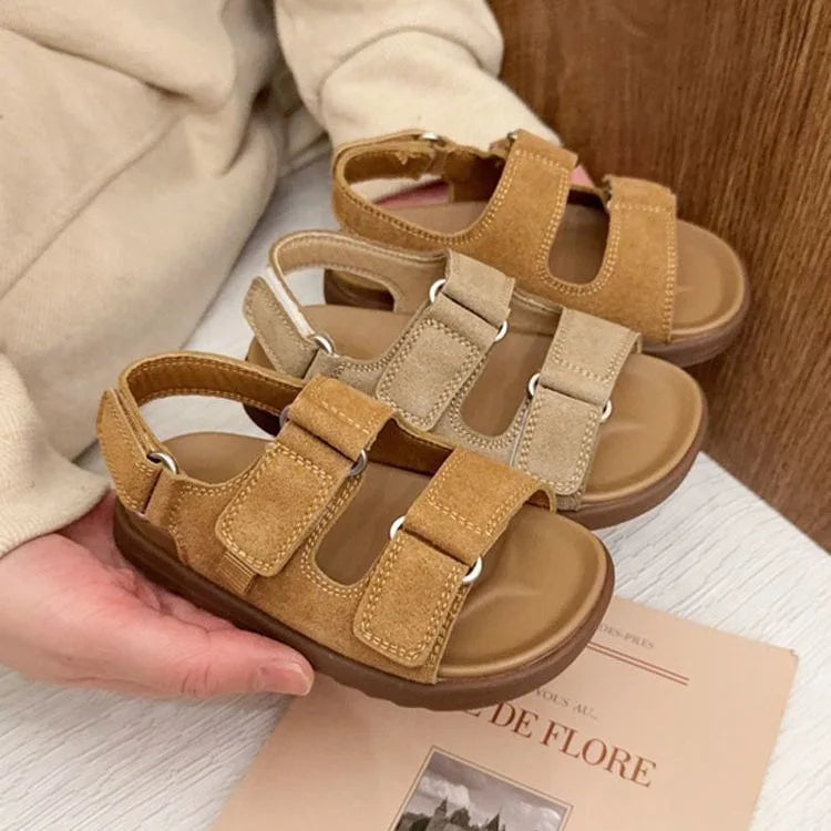 Kids Summer New Sandals Slippers Boys Girls Beach Soft Sole Toddler Non Slip Durable Cute Sandals Non Slip Breathable Children