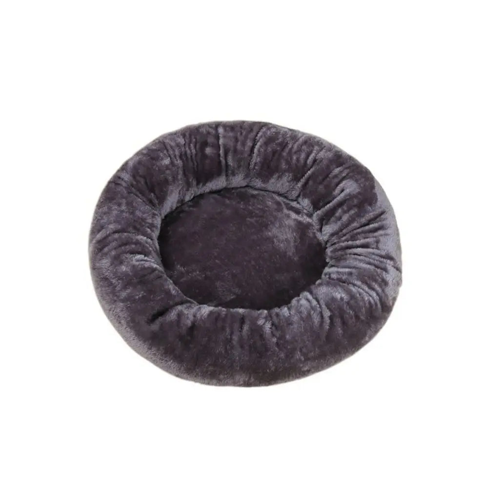 Pet Bed Comfortable Donut Round Dog Kennel Soft Washable Dog Cat Cushion Bed Warm Puppy Kitten House