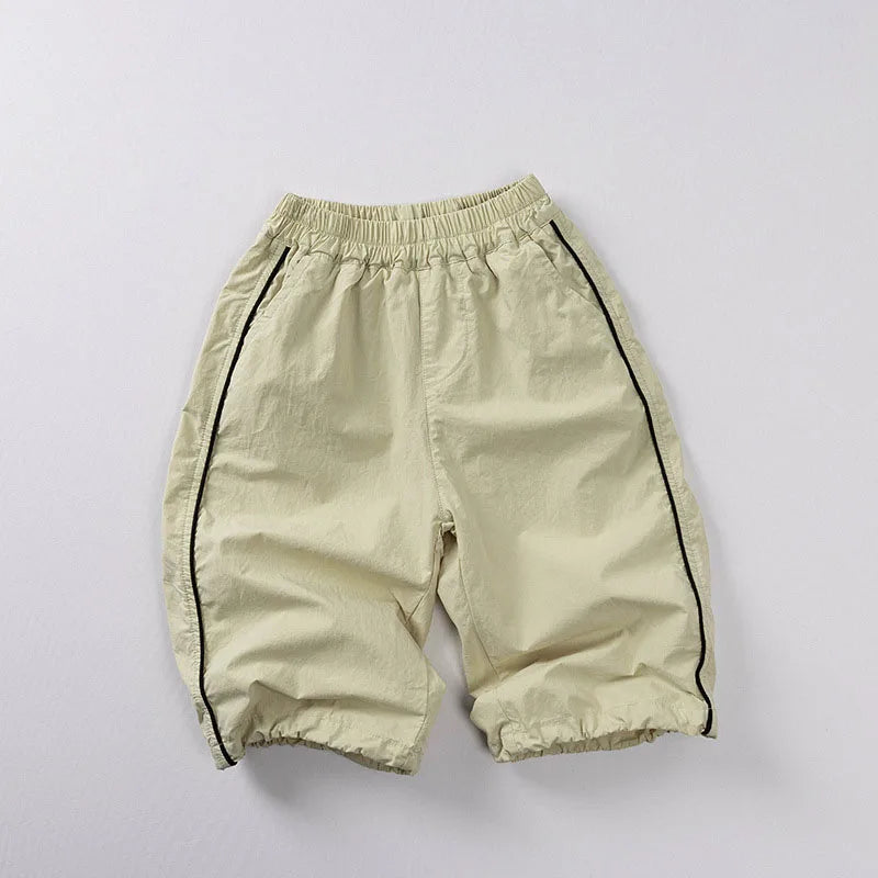 Children's Pants 2025 Summer New Boys Casual Pants Thin Cotton Baby Girls Mosquito-proof Trousers Kids Clothes