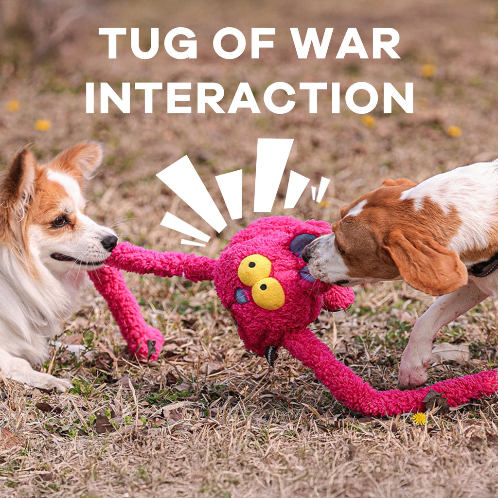 Pet Dog Chew Toys Squeaky Plush Sounding Toy Dogs Funny Sounding Interactive Pull Plush Dogs Toys For Training And Entertaining
