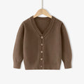 Winter Boys Knitted Sweaters Big Kids Clothes 2024 Autumn Children Cotton Pullover Teen Solid Knitwear Coats 2-12 Years