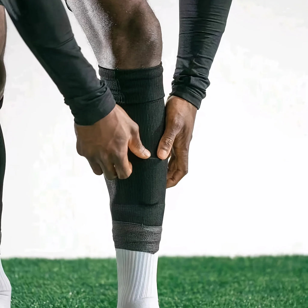 4-Piece Football Equipment Set, Non-Slip Socks, Sock Covers, Bag, Bandages
