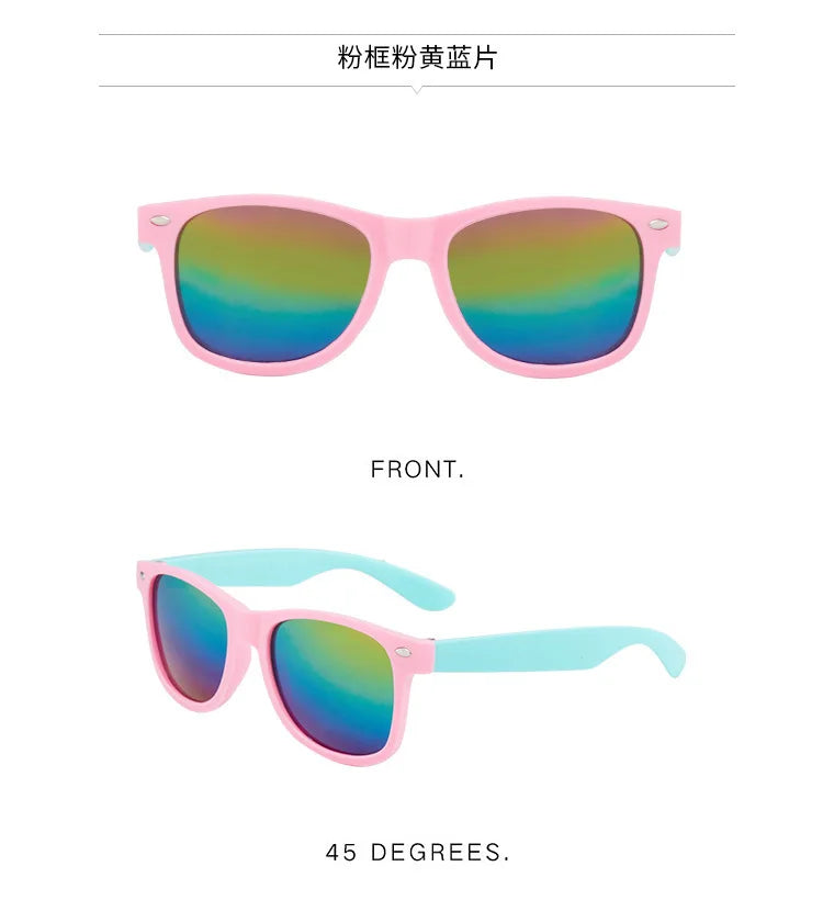 Eyewear Kid Sunglasses Boys Girls Baby Rice Staple Sunglasses Cute Colored Sunglasses Children T155