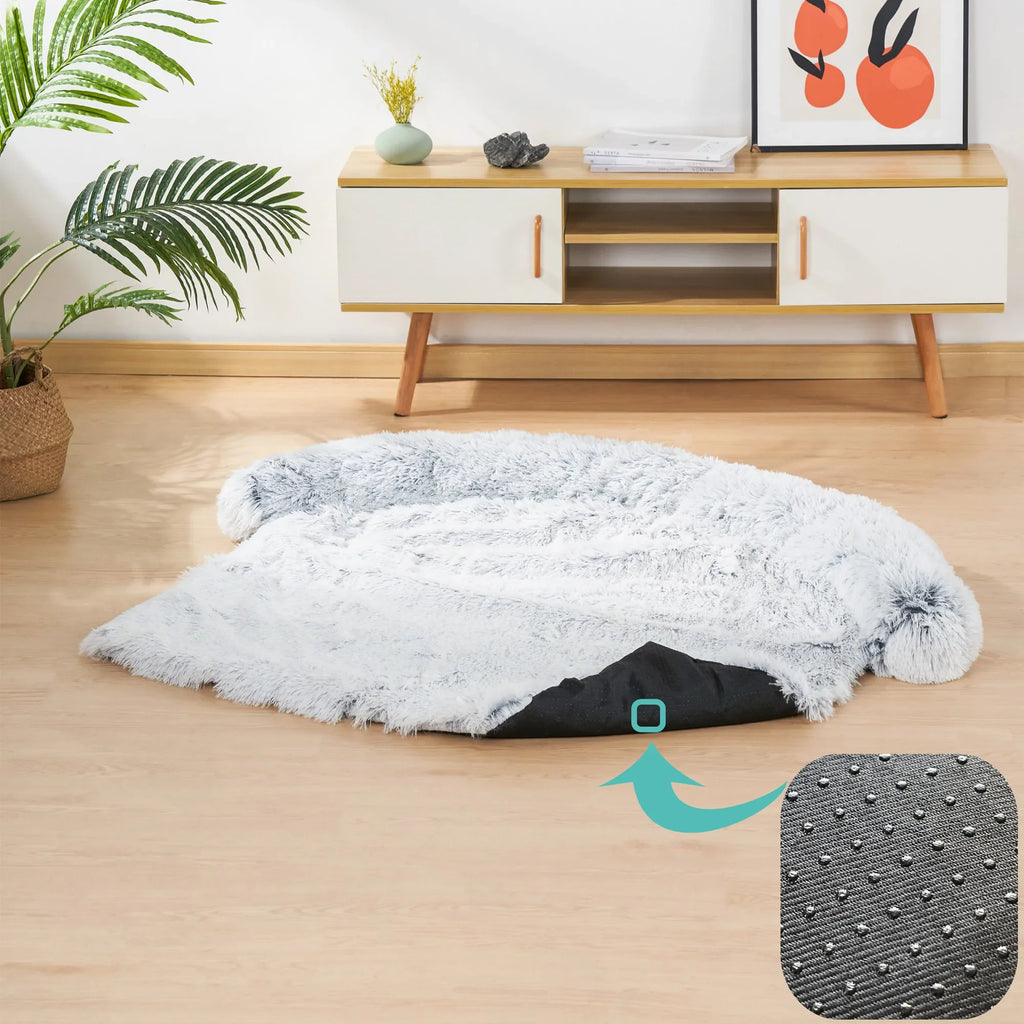 Pet Dog Bed Sofa For Dog Pet Calming Bed Warm Nest Washable Soft  Furniture Protector Mat Cat Blanket Large Dogs Sofa Bed